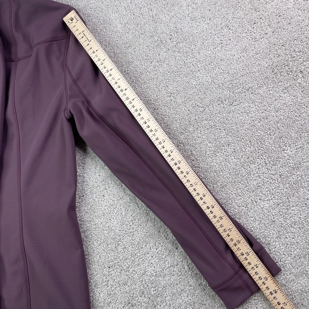 Prana Jacket Womens XL Purple Keva Softshell Full Zip Fleece Lined Coat Outdoors